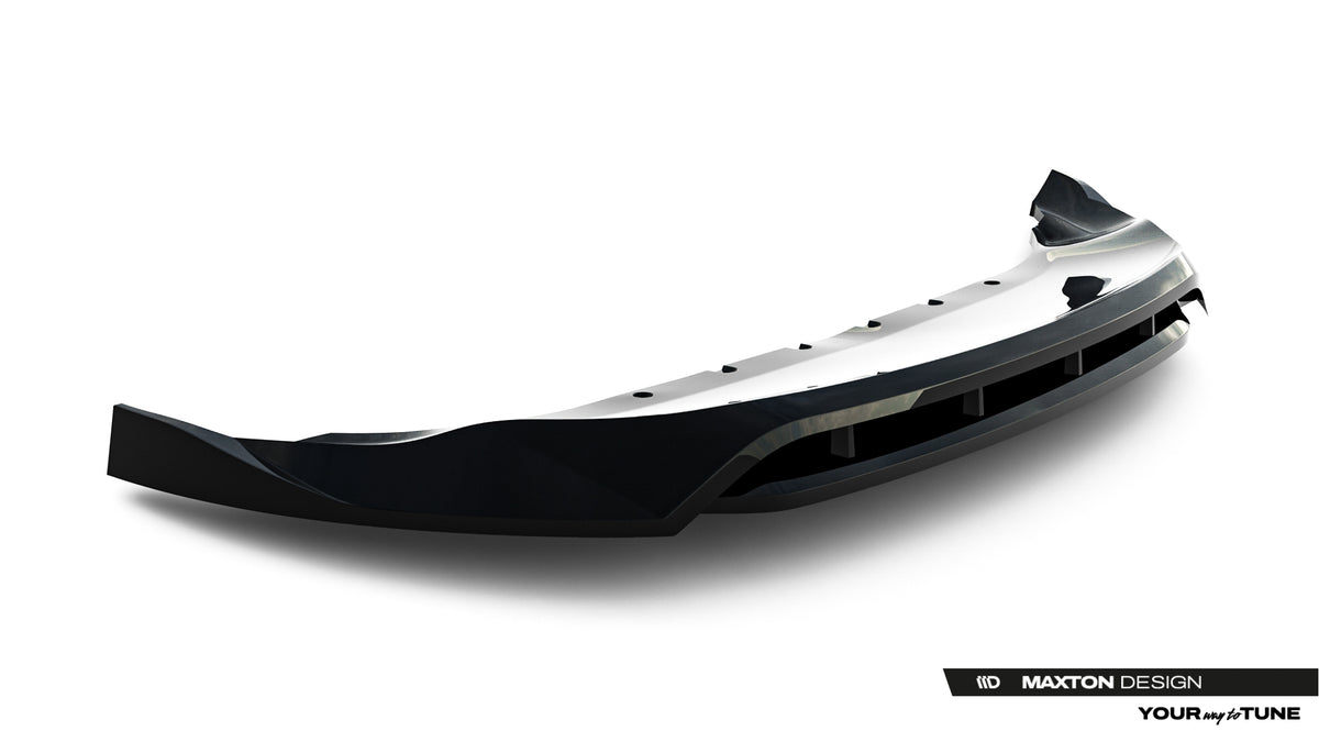 Street+ Spoilerlippe Front Ansatz passend für Ford Kuga ST-Line Mk2 Facelift schwarz Hochglanz – Ansicht 6