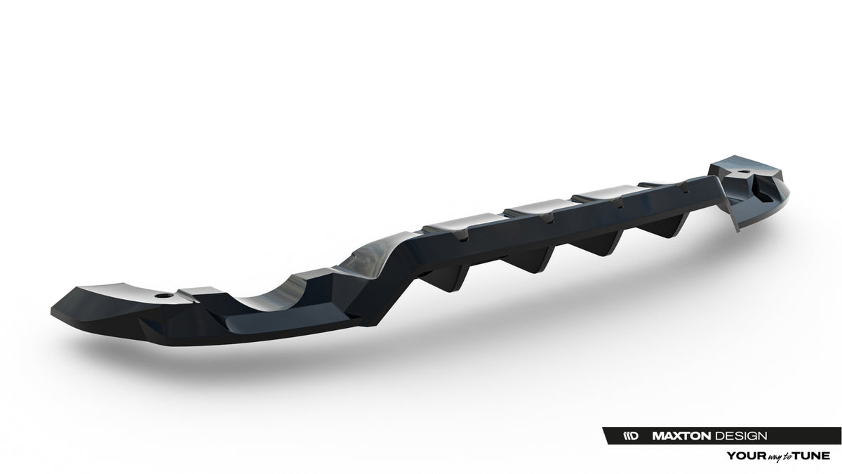 Street+ Mittlerer Diffusor RACE passend für Mercedes-AMG GLA 35 H247 Facelift schwarz Hochglanz – Ansicht 8