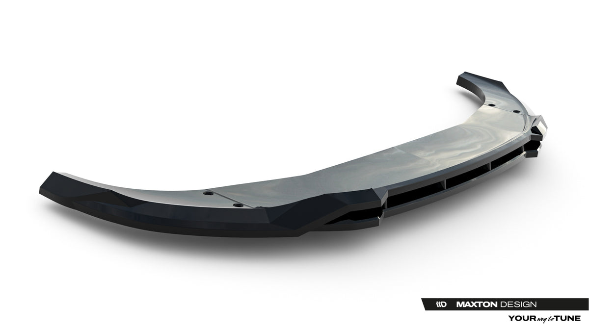 Street+ Spoilerlippe Front Ansatz V.2 passend für Cupra Terramar Mk1 schwarz Hochglanz – Ansicht 7