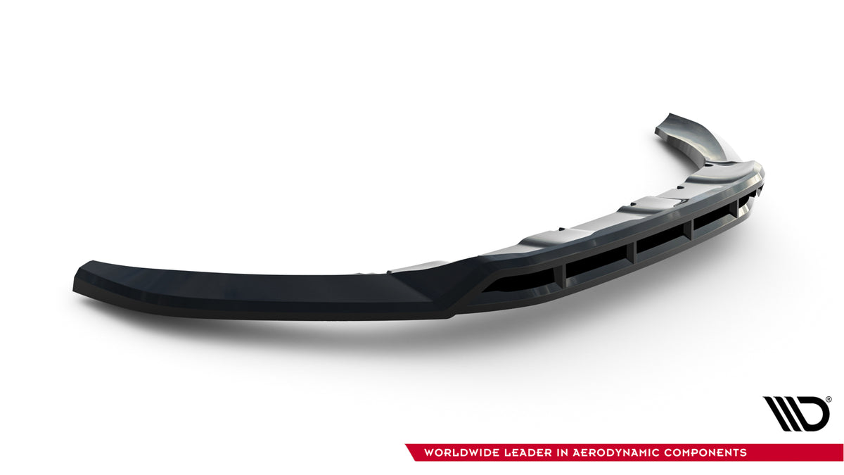 Street+ Spoilerlippe Front Ansatz passend für Volvo XC60 Mk1 Facelift schwarz Hochglanz – Ansicht 4
