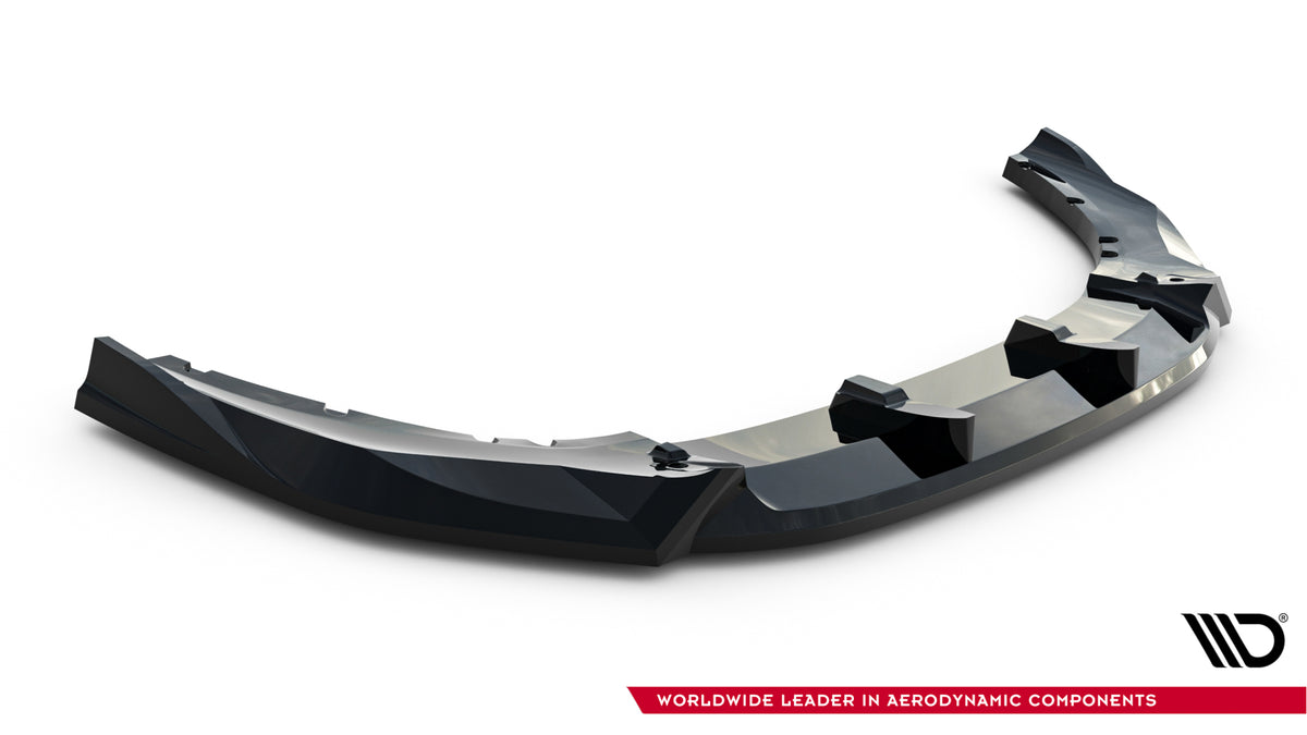 Street+ Spoilerlippe Front Ansatz passend für MG HS Mk1 Facelift schwarz Hochglanz – Ansicht 1