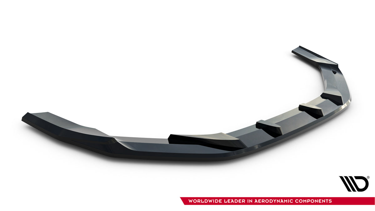 Street+ Spoilerlippe Front Ansatz V.1 passend für Audi RS3 Sportback 8Y Facelift schwarz Hochglanz – Ansicht 6