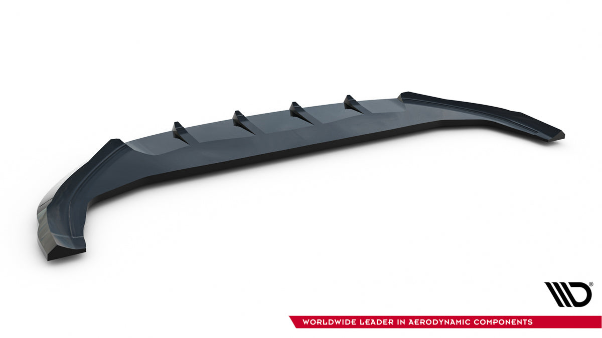 Street+ Spoilerlippe Front Ansatz V.1 passend für VW Tiguan Mk3 schwarz Hochglanz – Ansicht 6