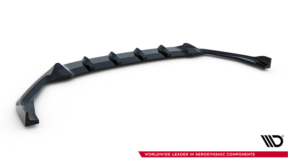 Street+ Spoilerlippe Front Ansatz V.5 passend für Skoda Octavia RS Mk4 schwarz Hochglanz – Ansicht 7