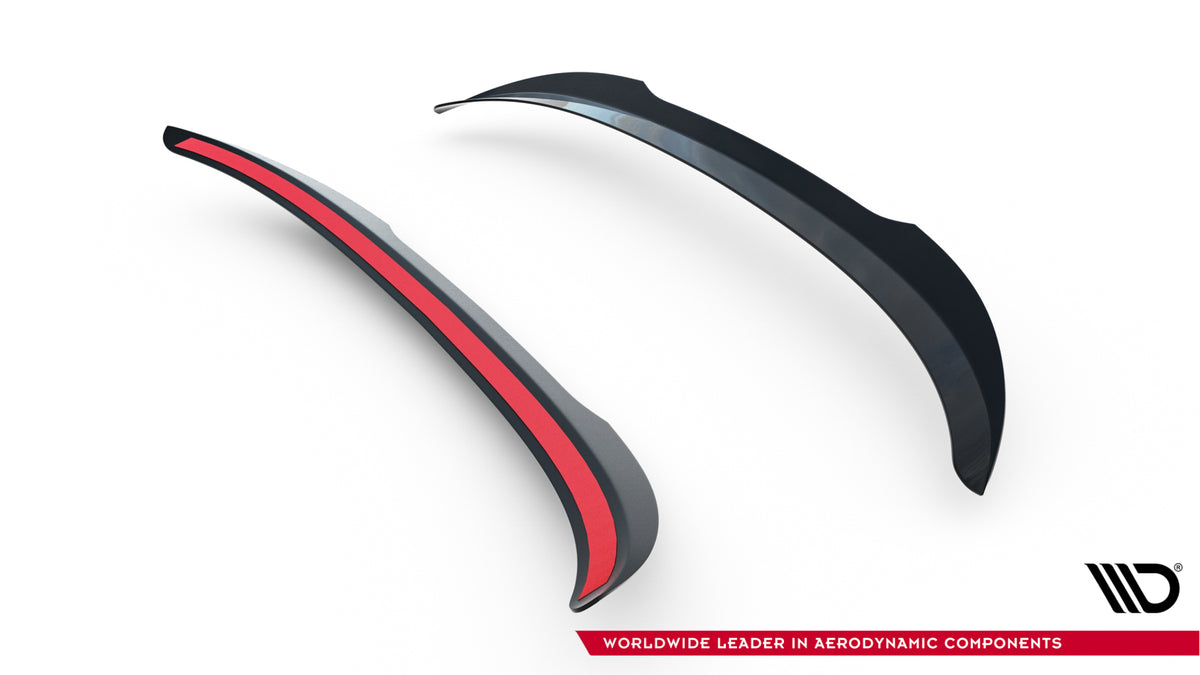 Heckspoiler Lippe Abarth 500 Mk1 schwarz Hochglanz – Ansicht 1