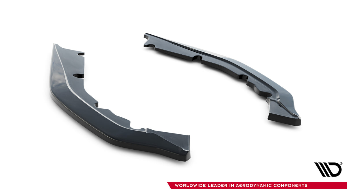 Heck Ansatz Flaps Diffusor V.2 passend für BMW M4 G82 / G82 Facelift schwarz Hochglanz – Ansicht 5