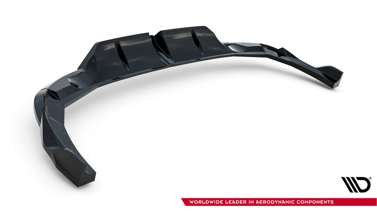 Street+ Mittlerer Diffusor RACE V.2 passend für Audi RS3 Limousine 8Y Facelift schwarz Hochglanz – Ansicht 6
