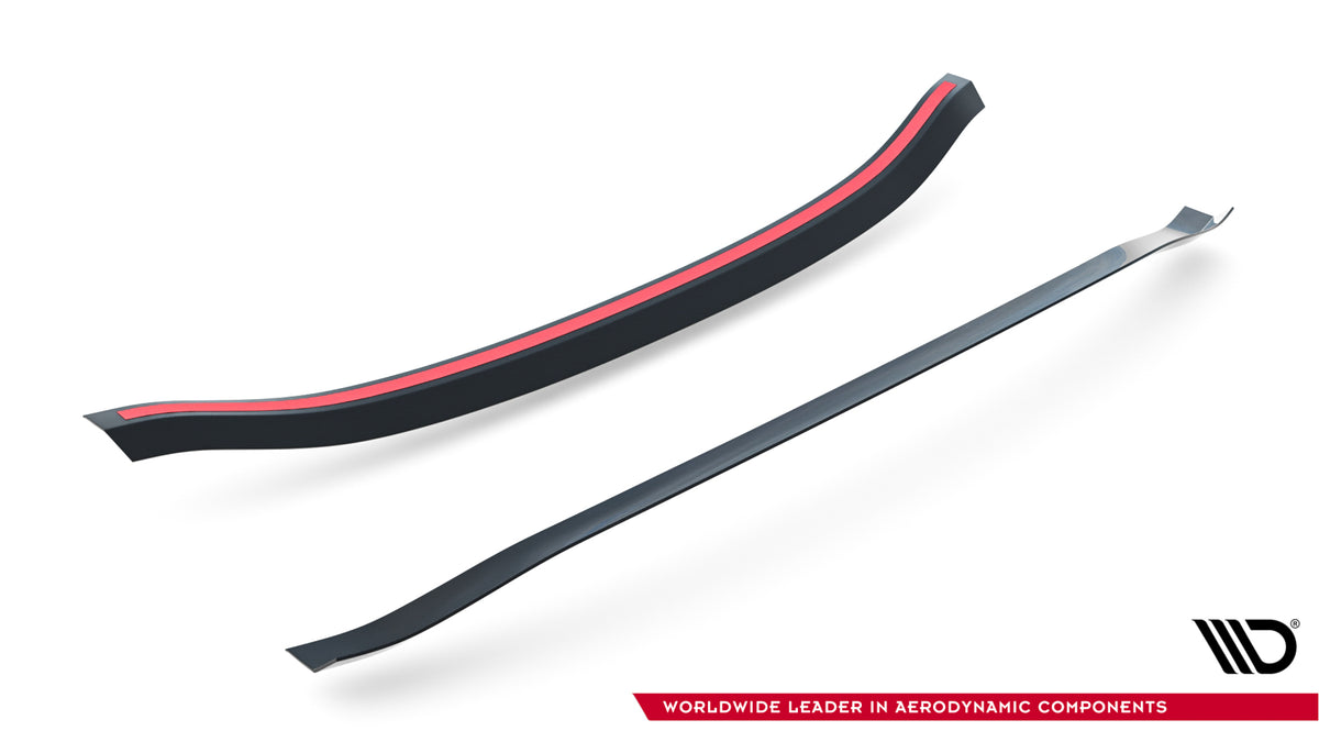 OBERER Heckspoiler Lippe V.1 Honda Civic Type-R Mk10 / Mk10 Facelift schwarz Hochglanz – Ansicht 5