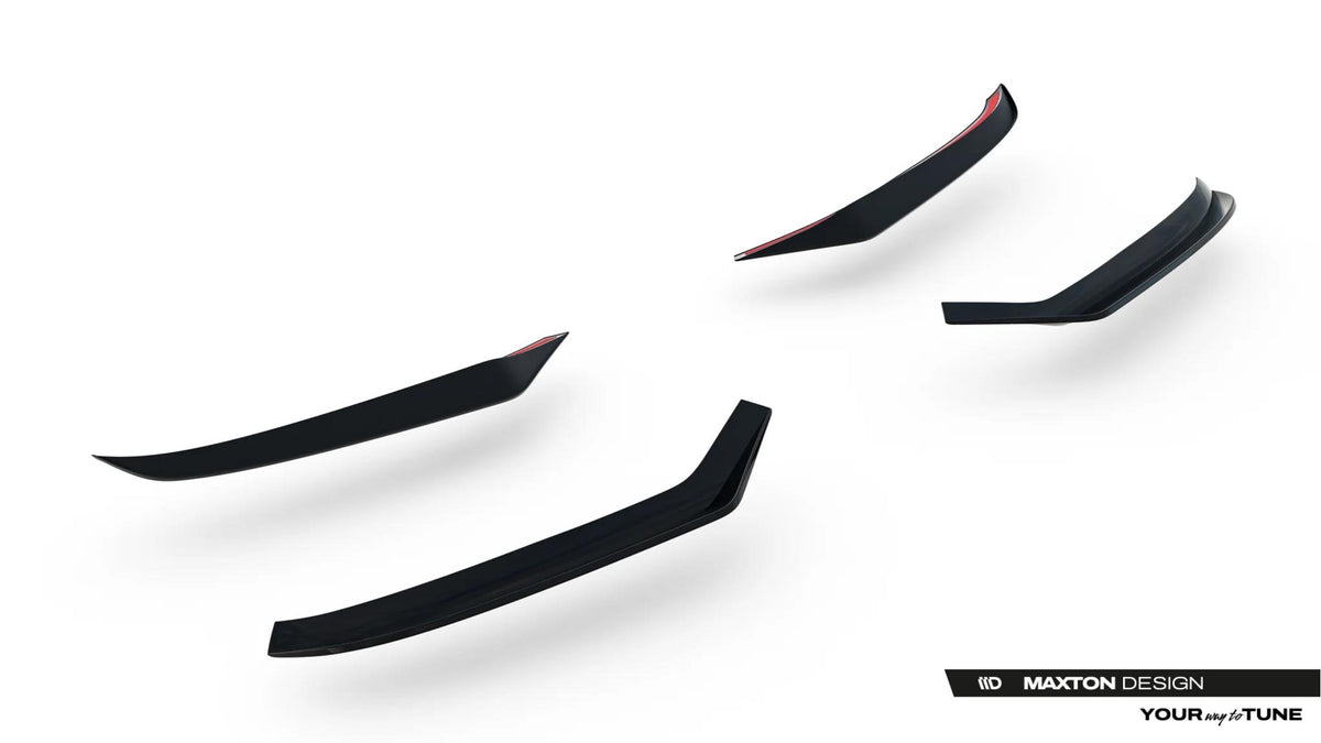 Heckspoiler Lippe VW Transporter T7 / Ford Transit Custom Mk2 / Tourneo Custom Mk2 schwarz Hochglanz – Ansicht 5