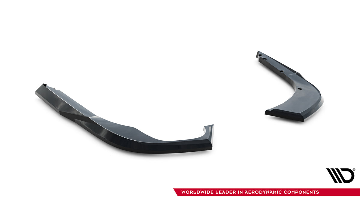 Heck Ansatz Flaps Diffusor V.1 passend für Skoda Superb Sportline Mk4 schwarz Hochglanz – Ansicht 4