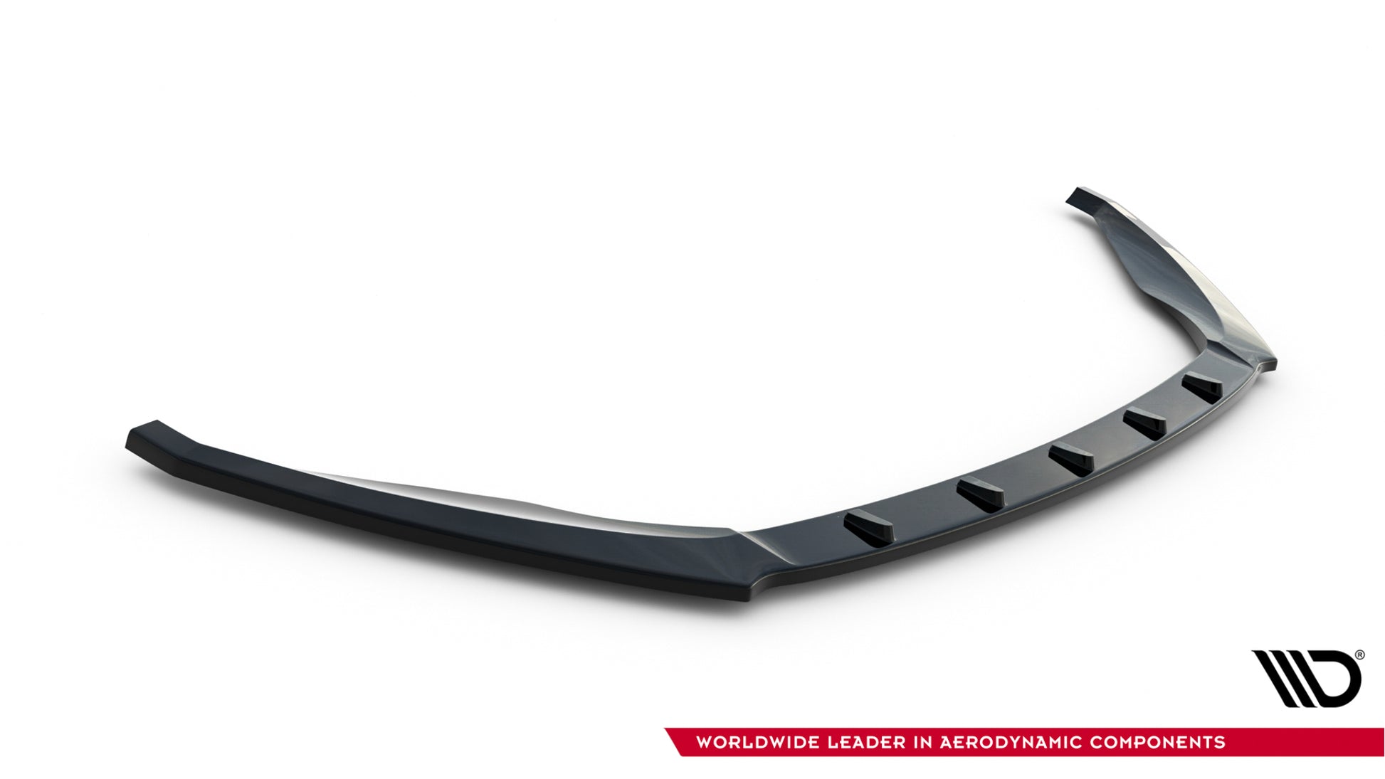 Street+ Spoilerlippe Front Ansatz V.1 passend für Skoda Octavia RS Mk3 schwarz Hochglanz – Ansicht 5
