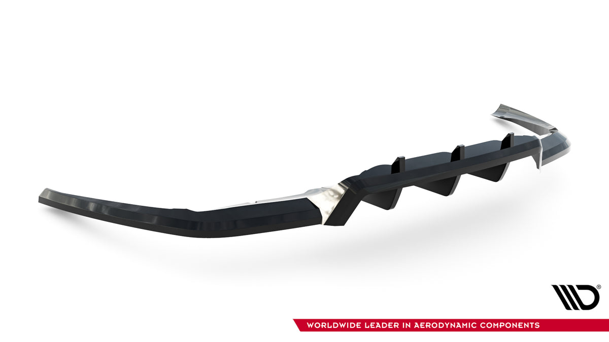 Street+ Mittlerer Diffusor RACE passend für V.3 Land Rover Range Rover Velar R-Dynamic Mk1 schwarz Hochglanz – Ansicht 5