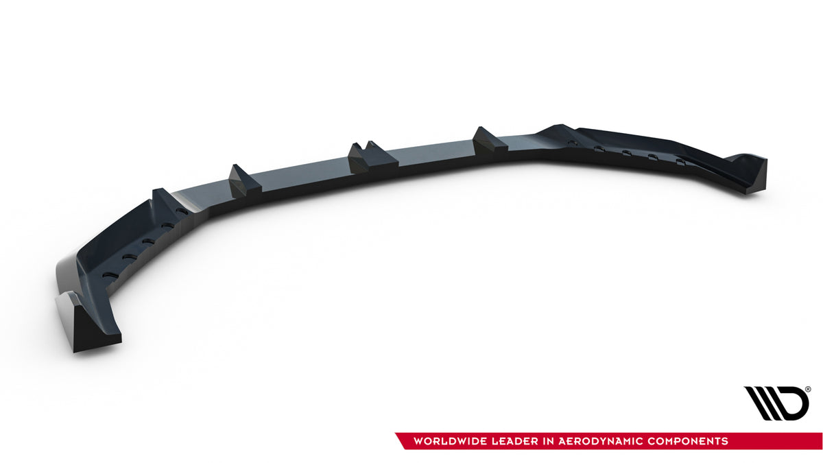 Street+ Spoilerlippe Front Ansatz V.2 passend für BMW M5 Limousine / Touring G90 schwarz Hochglanz – Ansicht 8