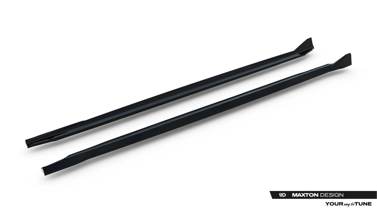 Street+ Seitenschweller Leisten V.2 passend für BMW M5 F90  schwarz Hochglanz – Ansicht 6