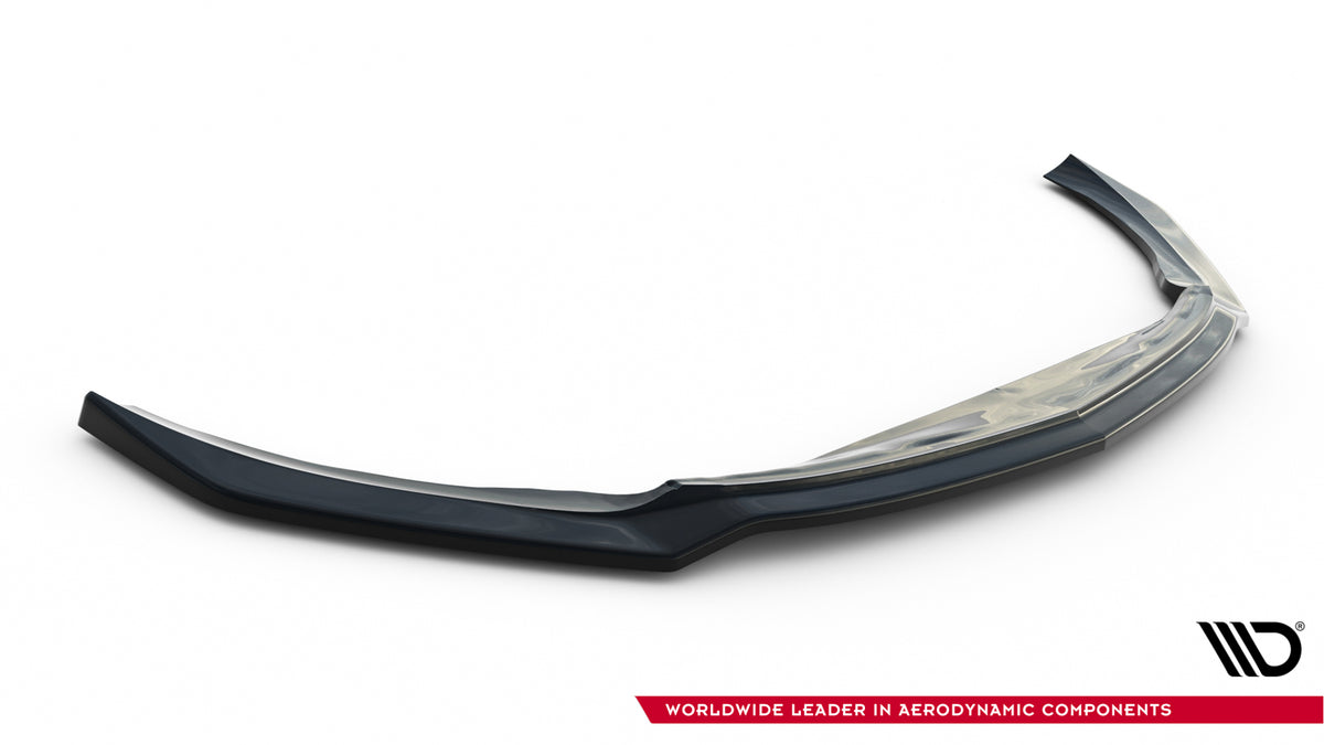 Street+ Spoilerlippe Front Ansatz V.4 passend für Mercedes-AMG CLA 45 Aero C118 schwarz Hochglanz – Ansicht 6