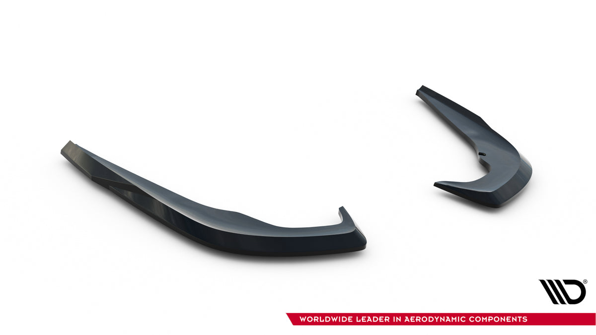 Heck Ansatz Flaps Diffusor passend für Skoda Octavia Liftback / Combi Mk4 Facelift schwarz Hochglanz – Ansicht 4