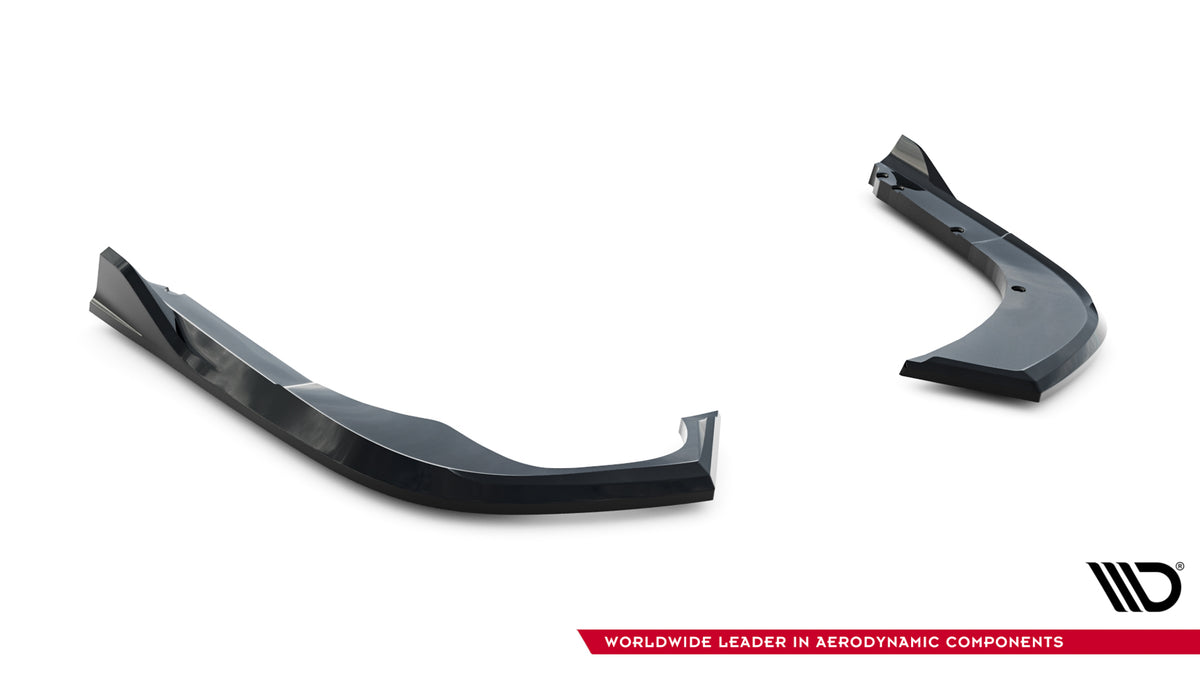 Heck Ansatz Flaps Diffusor V.2 passend für Skoda Superb Sportline Mk4 schwarz Hochglanz – Ansicht 4