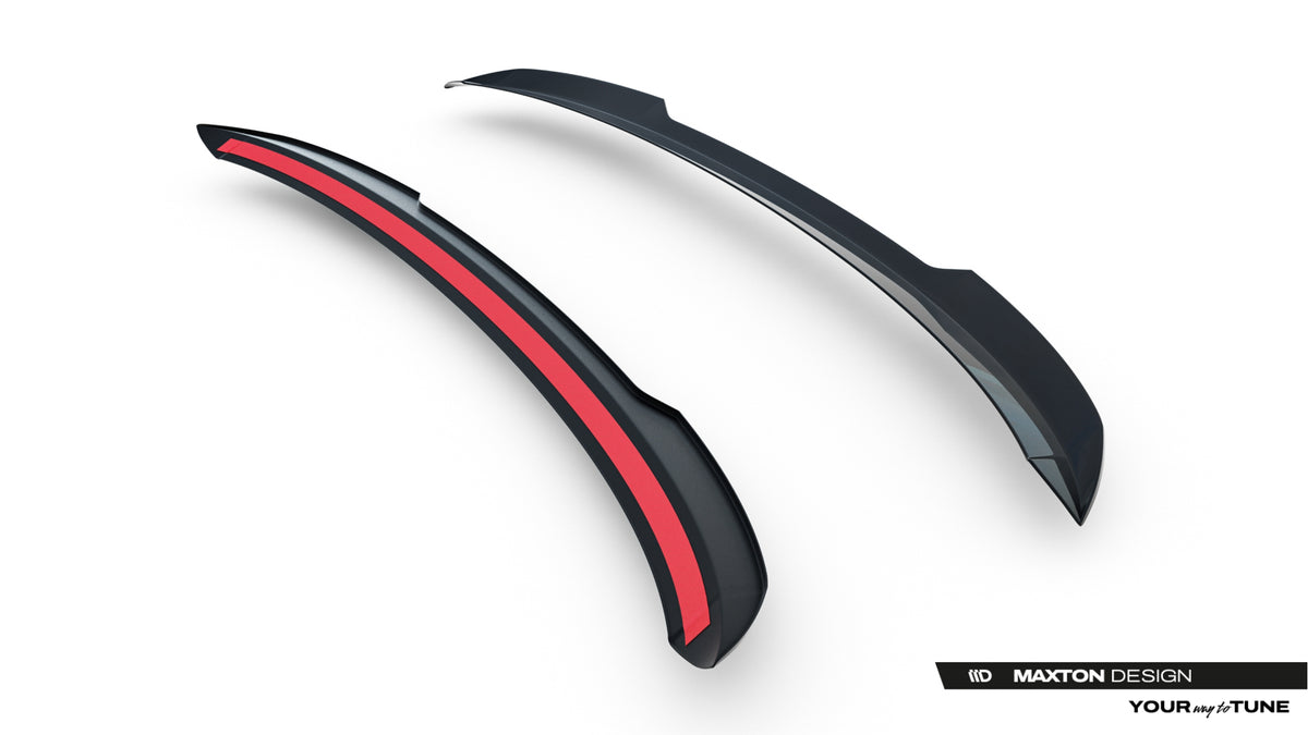 Heckspoiler Lippe Renault Clio Mk5 Facelift schwarz Hochglanz – Ansicht 8