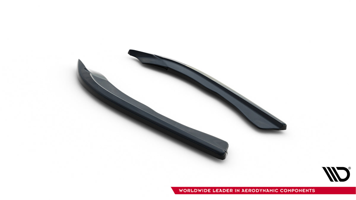 Heck Ansatz Flaps Diffusor V.7 passend für BMW 4er M-Paket G22 / G23 / G22 Facelift / G23 Facelift schwarz Hochglanz – Ansicht 5