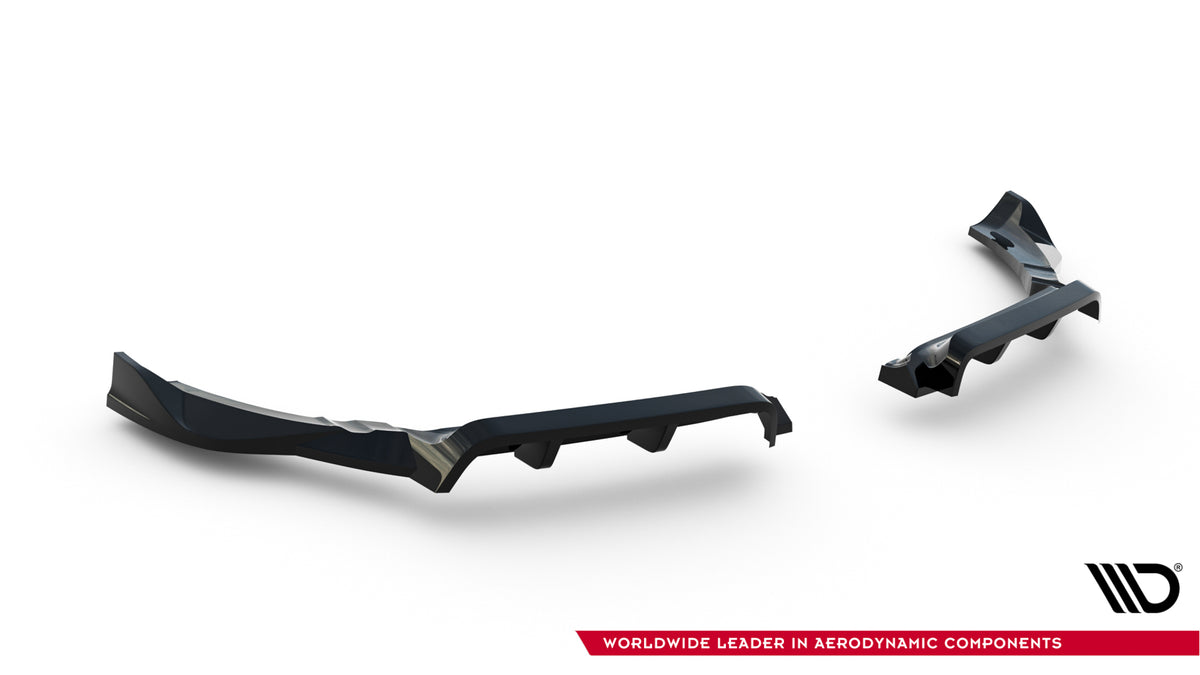 Street+ Mittlerer Diffusor RACE passend für Porsche 718 Cayman GTS 982c schwarz Hochglanz – Ansicht 6