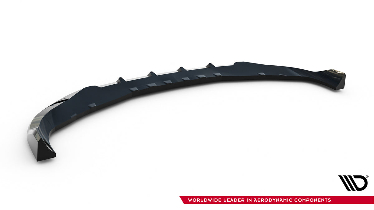 Street+ Spoilerlippe Front Ansatz V.1 passend für BMW 7 G70 schwarz Hochglanz – Ansicht 6