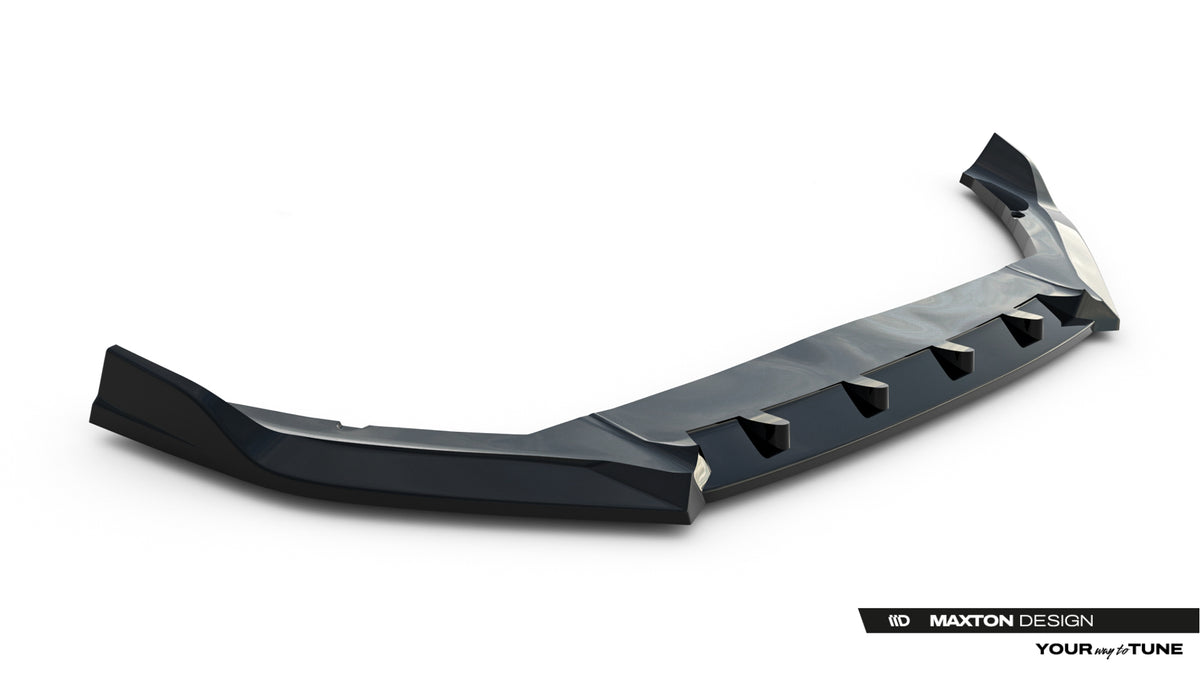Street+ Spoilerlippe Front Ansatz passend für Volvo XC90 R-Design Mk2 schwarz Hochglanz – Ansicht 6