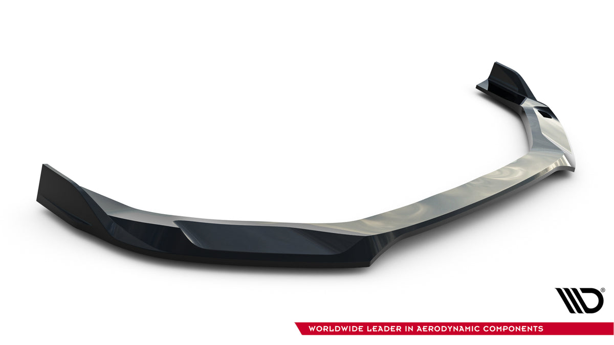 Street+ Spoilerlippe Front Ansatz V.2 passend für Audi RS3 Sportback 8Y Facelift schwarz Hochglanz – Ansicht 5