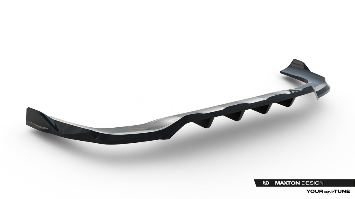 Street+ Mittlerer Diffusor RACE passend für Mercedes-Benz GLC Coupe C254 schwarz Hochglanz – Ansicht 6