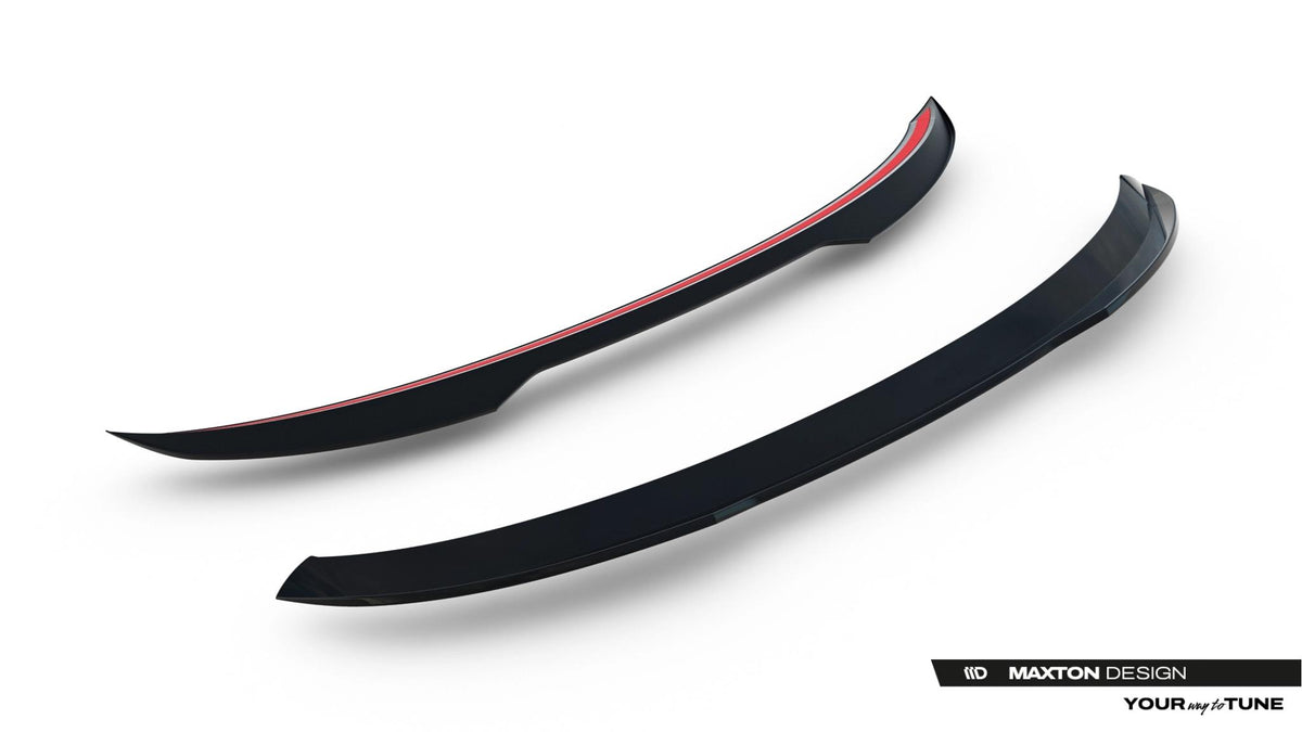Heckspoiler Lippe Audi Q6 e-tron Standard / S-Line / SQ6 e-tron SUV Mk1 schwarz Hochglanz – Ansicht 5