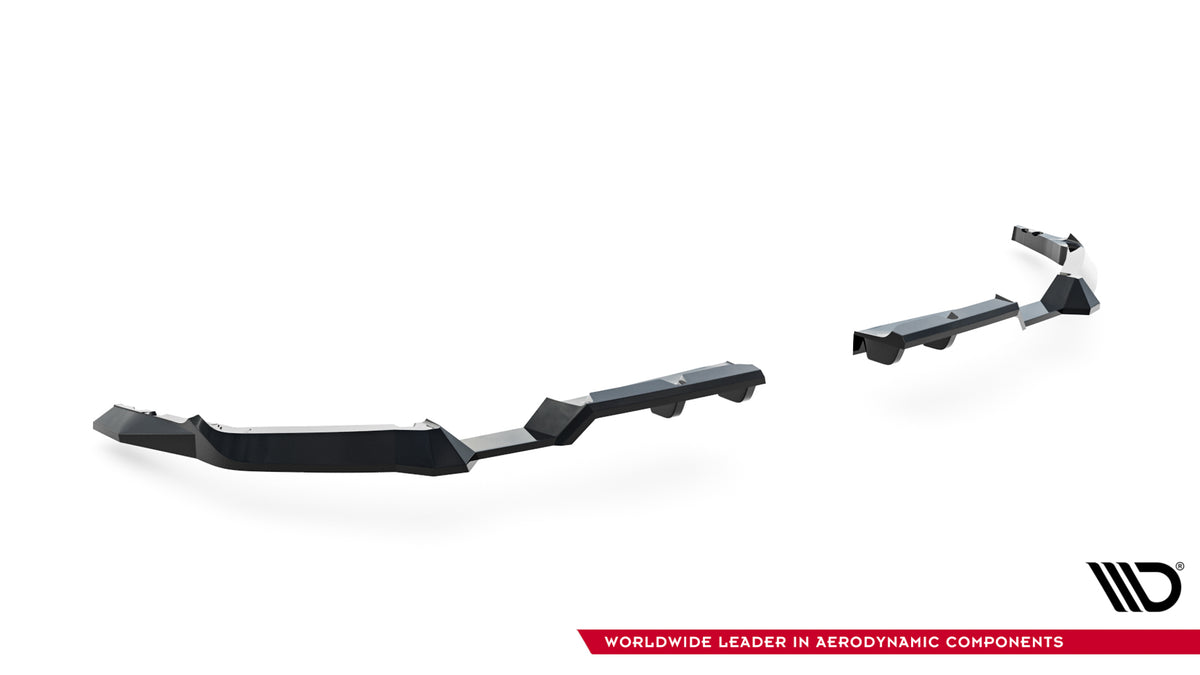 Heck Ansatz Flaps Diffusor V.1 passend für Toyota GR Corolla Mk12 schwarz Hochglanz – Ansicht 4