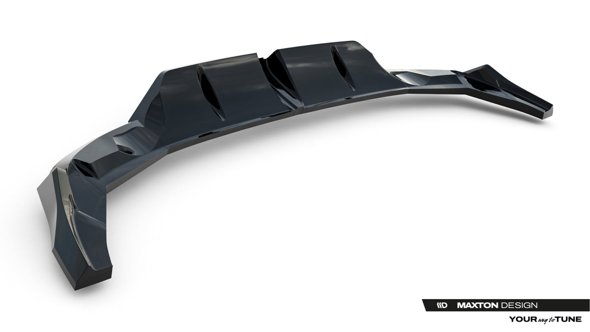 Street+ Mittlerer Diffusor RACE V.2 passend für Audi RS3 Sportback 8Y Facelift schwarz Hochglanz – Ansicht 9