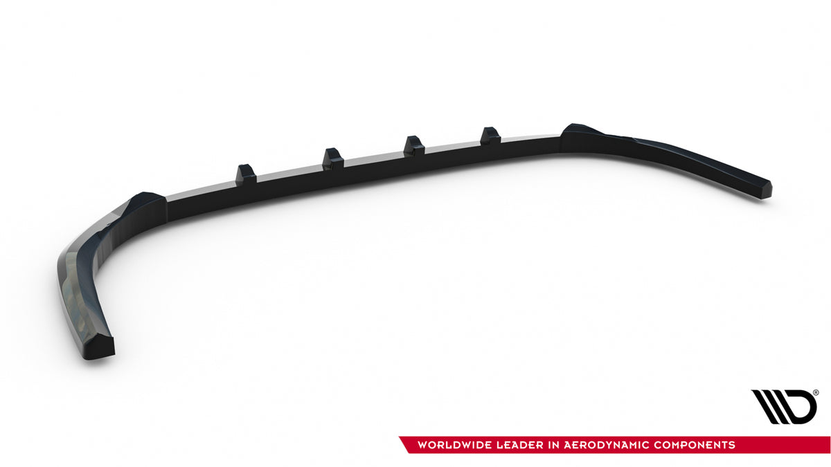 Street+ Spoilerlippe Front Ansatz V.2 passend für Toyota Highlander Mk4 schwarz Hochglanz – Ansicht 6