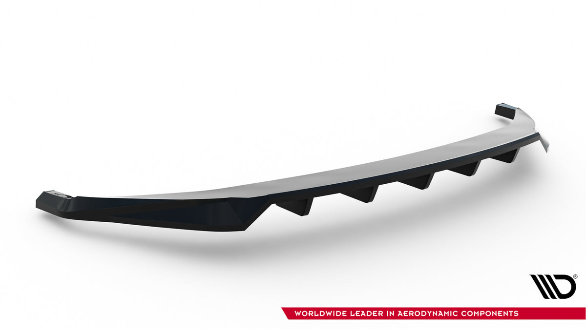 Street+ Mittlerer Diffusor RACE passend für Kia EV6 Mk1 schwarz Hochglanz – Ansicht 6