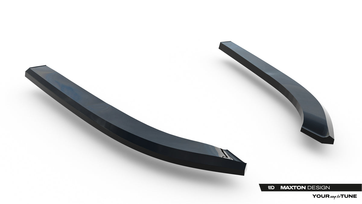 Heck Ansatz Flaps Diffusor passend für VW Jetta GLI Mk7 Facelift 2 schwarz Hochglanz – Ansicht 4