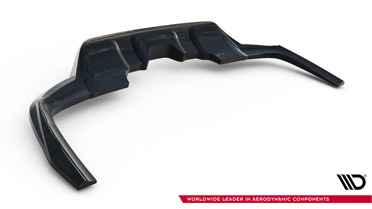 Street+ Mittlerer Diffusor RACE V.2 passend für Mercedes-Benz GLS AMG-Line X167 schwarz Hochglanz – Ansicht 9