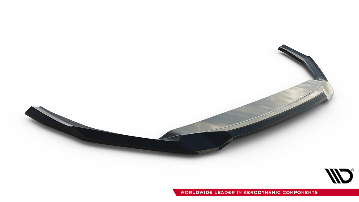 Street+ Spoilerlippe Front Ansatz V.4 passend für Skoda Octavia RS Mk4 schwarz Hochglanz – Ansicht 7