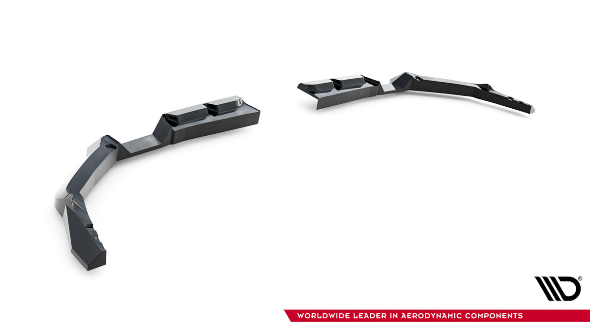 Heck Ansatz Flaps Diffusor V.1 passend für Toyota GR Corolla Mk12 schwarz Hochglanz – Ansicht 5