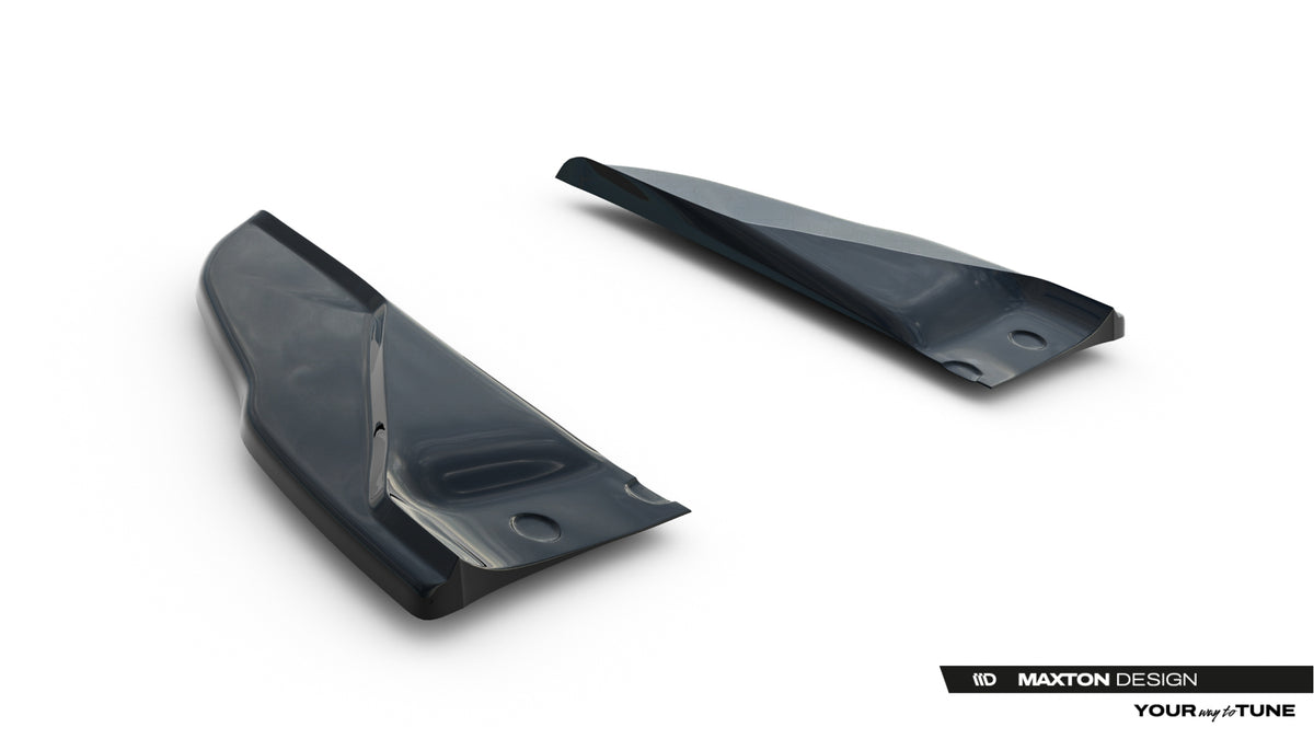 Heck Ansatz Flaps Diffusor V.2 passend für Tesla Model S Mk1 schwarz Hochglanz – Ansicht 5