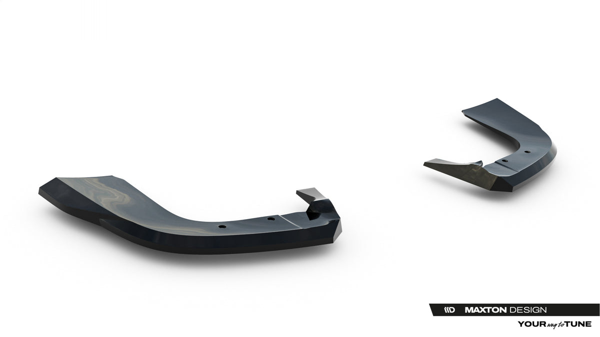 Heck Ansatz Flaps Diffusor passend für Land Rover Range Rover SVR Mk2 Facelift schwarz Hochglanz – Ansicht 5