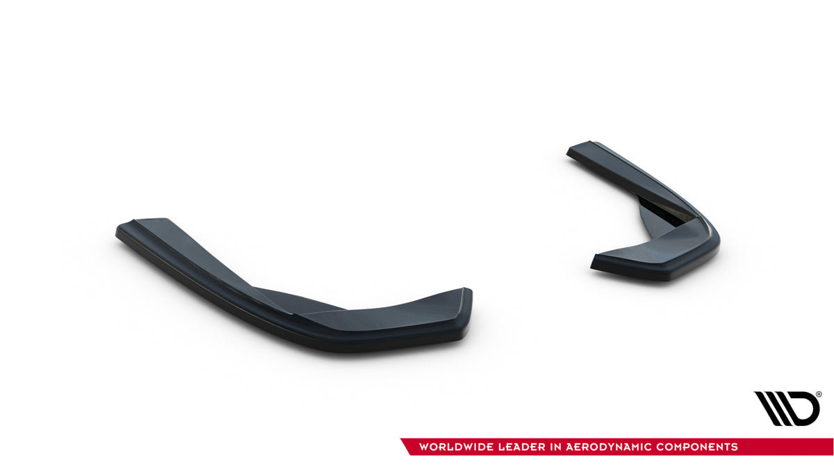 Heck Ansatz Flaps Diffusor passend für Mercedes-Benz C AMG-Line / C43 AMG Limousine W205 schwarz Hochglanz – Ansicht 5