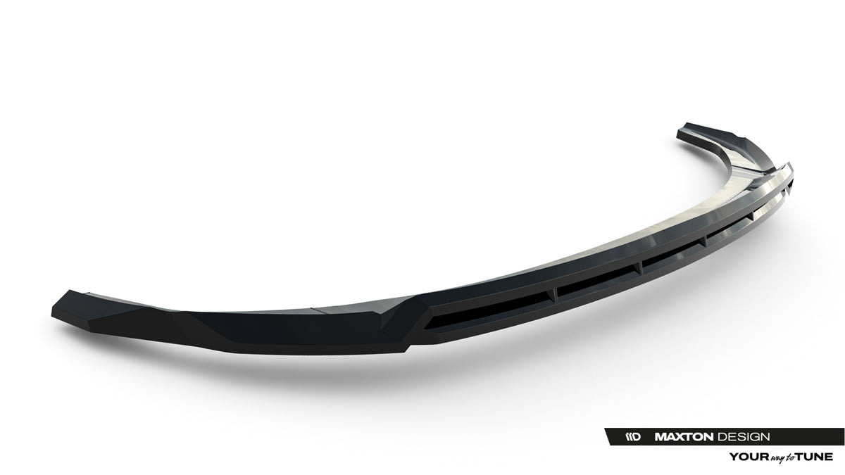 Street+ Spoilerlippe Front Ansatz passend für Hyundai Tucson N-Line Mk4 Facelift schwarz Hochglanz – Ansicht 6