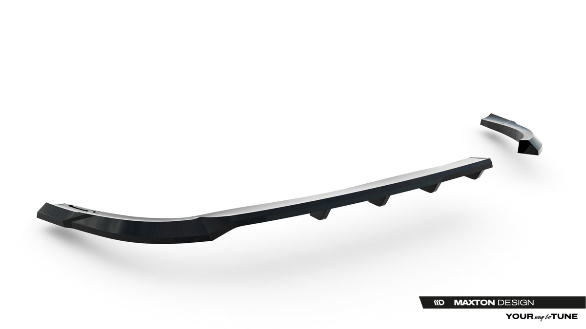 Street+ Mittlerer Diffusor RACE passend für Hyundai Tucson Mk4 Facelift schwarz Hochglanz – Ansicht 6