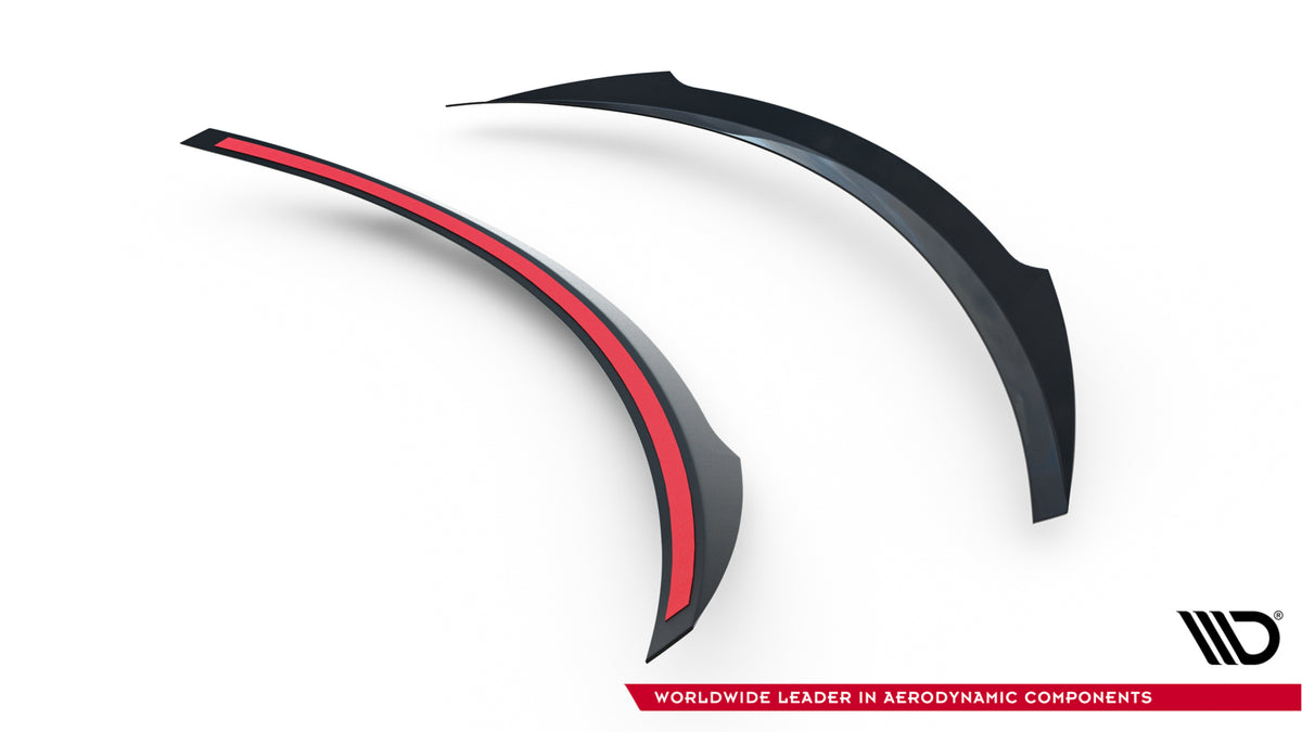 Heckspoiler Lippe Mercedes- Benz C Coupe AMG-Line C205  schwarz Hochglanz – Ansicht 5