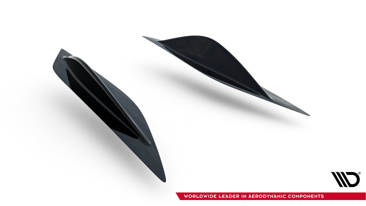 Spoiler Seiten Erweiterung Honda Civic Type-R Mk10 / Mk10 Facelift schwarz Hochglanz – Ansicht 6