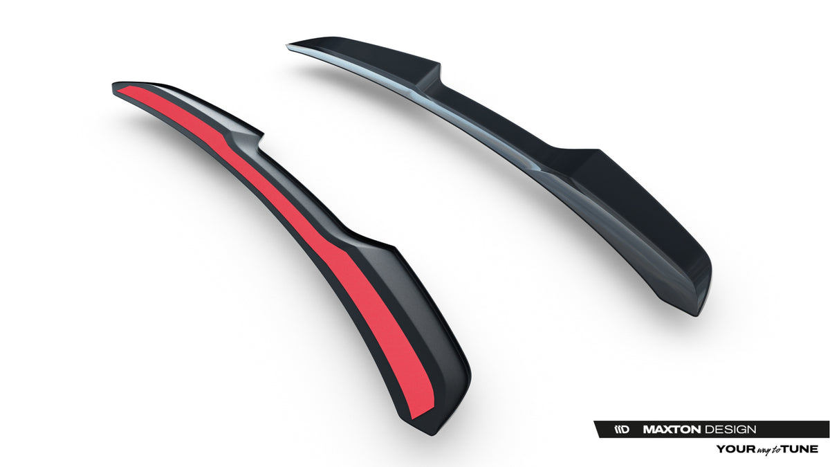 Niedriger Heckspoiler Lippe Subaru WRX STI Mk2 schwarz Hochglanz – Ansicht 4