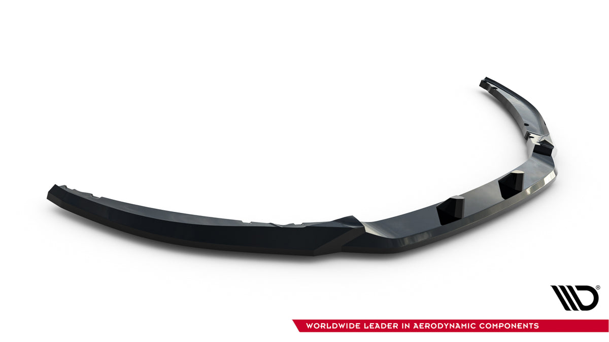 Street+ Spoilerlippe Front Ansatz V.3 passend für Ford Focus ST-Line Mk3 Facelift schwarz Hochglanz – Ansicht 5