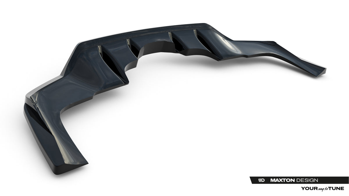 Street+ Mittlerer Diffusor RACE V.2 passend für Mercedes-Benz GLE Coupe AMG-Line C167 / C167 Facelift schwarz Hochglanz – Ansicht 8