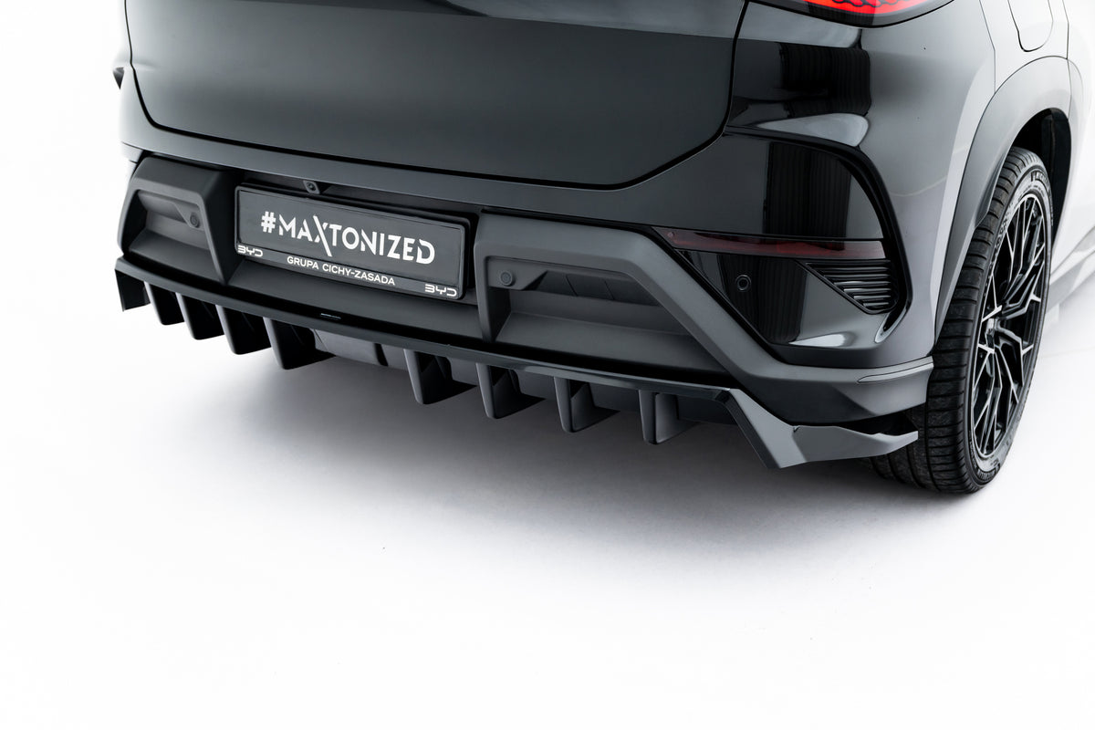 Street+ Mittlerer Diffusor RACE passend für BYD Sealion 7 Mk1 schwarz Hochglanz – Ansicht 3
