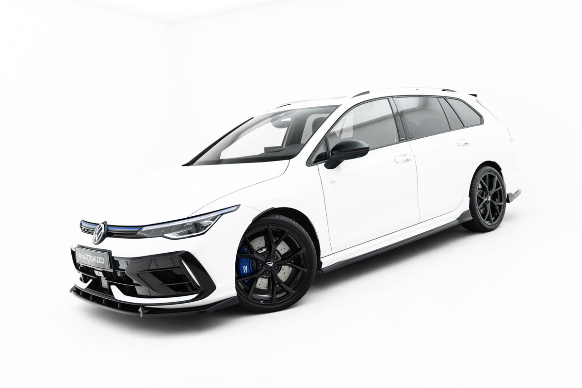 Street+ Seitenschweller Leisten passend für VW Golf R Variant Mk8 / Mk8 Facelift schwarz Hochglanz – Ansicht 4