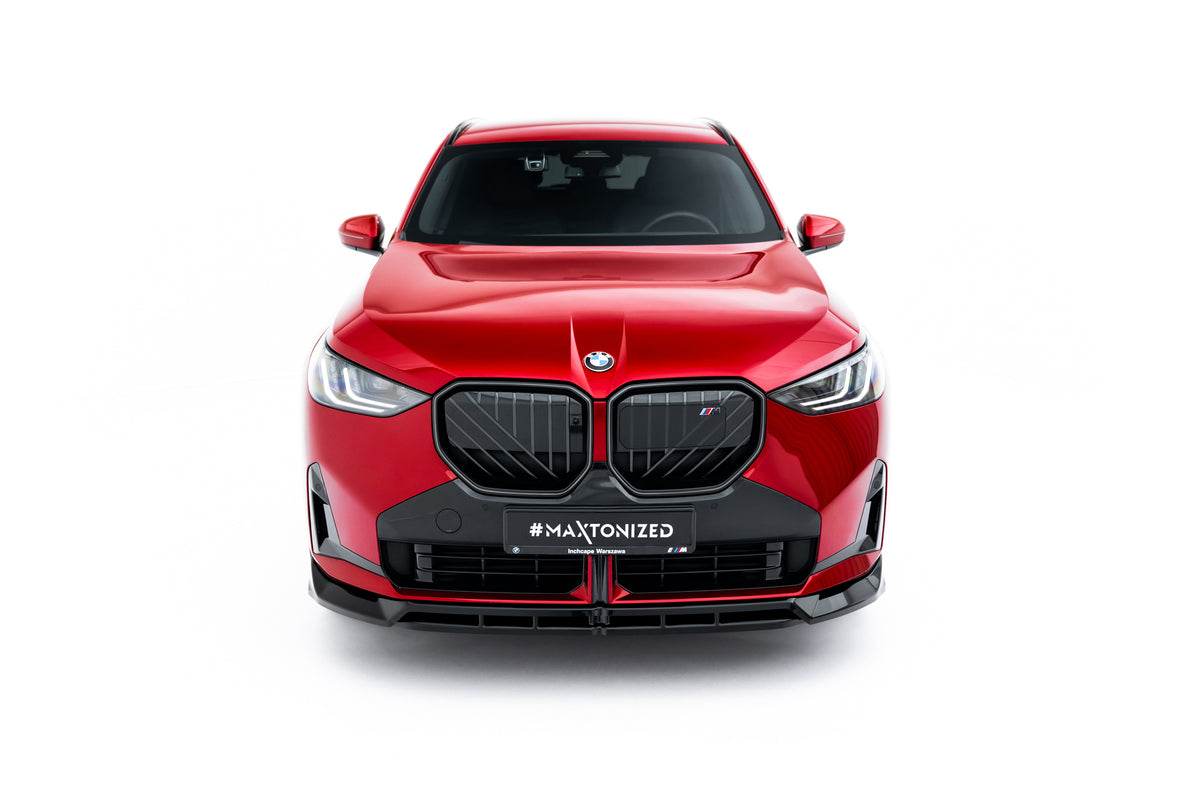 Street+ Spoilerlippe Front Ansatz passend für BMW X3 M50 G45 schwarz Hochglanz – Ansicht 5